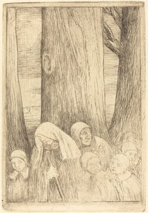 孤児孤児。 作： Alphonse Legros