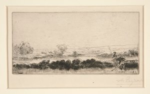 Tourbieres の田舎: 湿地で 作： Alphonse Legros