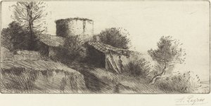 鳩の塔 鳩の塔。 作： Alphonse Legros