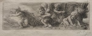 ピンボックス上部のプレート。 作： Alphonse Legros