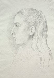 ミス・ノラ・E・レグロスの肖像 作： Alphonse Legros