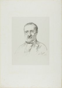 シャンフルーリーの肖像 作： Alphonse Legros