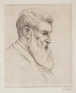 クレイブ・アンガスの肖像 作： Alphonse Legros