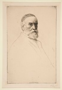 G.F.の肖像 Watts, R.A. 作： Alphonse Legros