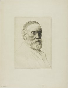 G. F. ワッツ、RA の肖像 作： Alphonse Legros