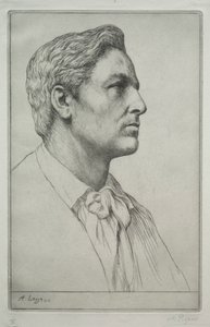 チャールズ・ホルロイド卿の肖像 作： Alphonse Legros