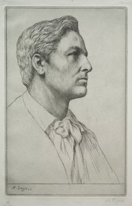 チャールズ・ホロイド卿の肖像。 作： Alphonse Legros