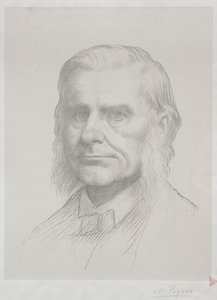 トーマス・ハクスリーの肖像（二皿目） 作： Alphonse Legros