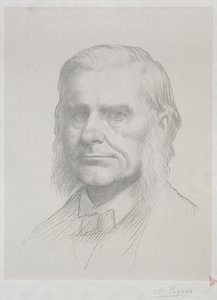 Thomas Huxley 2nd Plateのポートレート。 作： Alphonse Legros