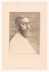 ポートレット・ヴァン・エドワード・ポインター 作： Alphonse Legros