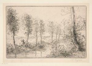 製粉所の近く 作： Alphonse Legros