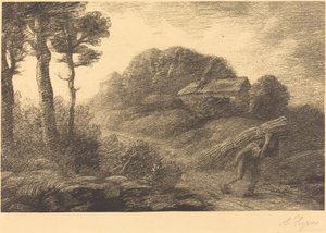 ファゴット採集者の帰還、2 枚目のプレート (Le retour du fagotier) 作： Alphonse Legros