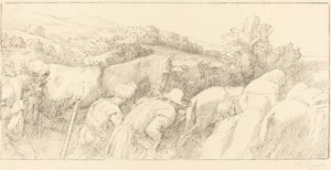 農民の帰還 作： Alphonse Legros