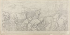 農民の帰還。 作： Alphonse Legros
