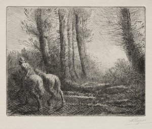 耕しからの帰り 作： Alphonse Legros