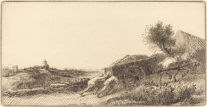 Hay Rentrant le foin を持って戻ってきました。 作： Alphonse Legros