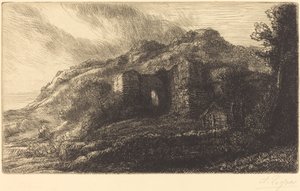 シャトーの遺跡 作： Alphonse Legros
