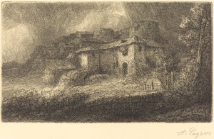 シャトーの遺跡 作： Alphonse Legros