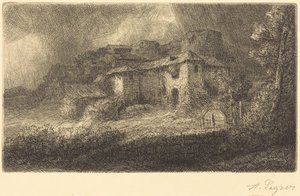 城館の廃墟 作： アルフォンス・レグロス