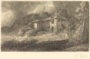 シャトーの遺跡 作： Alphonse Legros
