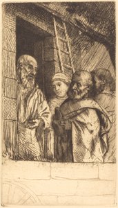 ボノム・ミゼール・サン・ピエール・エ・サンの扉の聖ペテロと聖パウロ.... 作： Alphonse Legros