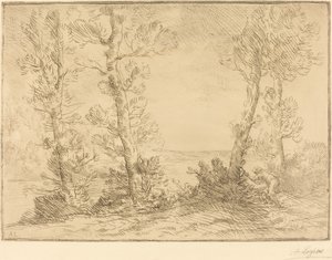 鮭漁師 鮭漁師。 作： Alphonse Legros