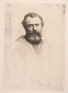自画像（三枚目） 作： Alphonse Legros