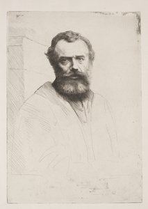 自画像（三枚目） 作： Alphonse Legros