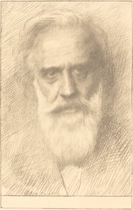 自画像。 作： Alphonse Legros