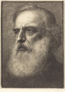 自画像、4皿目。 作： Alphonse Legros