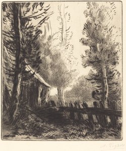シェッド（ル・ハンガー） 作： Alphonse Legros