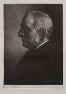 シーモア・ヘイデン卿。 作： Alphonse Legros
