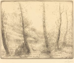 小さな湖 作： Alphonse Legros