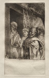 ボノム・ミゼールの門の聖ペテロと聖パウロ 作： Alphonse Legros
