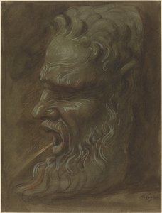 マスクの研究。 作： Alphonse Legros