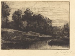 日没（夕方（日没）） 作： Alphonse Legros