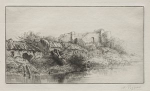 放棄された村 作： Alphonse Legros