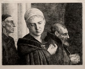 バプテスマ、1870。 作： Alphonse Legros
