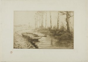 運河: 朝 作： Alphonse Legros