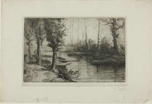 運河: 朝 作： Alphonse Legros