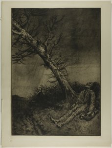 放浪者の死 作： Alphonse Legros