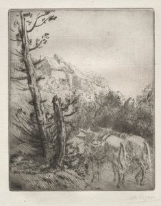 ザ ファーム オン ザ ヒル 作： Alphonse Legros