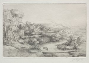 歩道橋 (La Passerelle) 作： Alphonse Legros