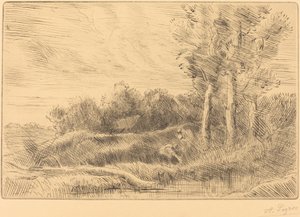 ウェル・ラ・メゾン・デュ・ピュイの家。 作： Alphonse Legros