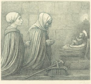 飼い葉桶ラクレッシュ。 作： Alphonse Legros