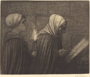 飼い葉桶ラクレッシュ。 作： Alphonse Legros