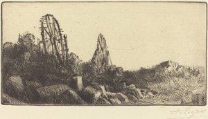 モンルージュの旧競馬場 作： Alphonse Legros