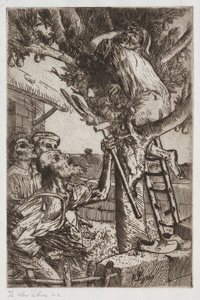 梨泥棒1号 作： Alphonse Legros