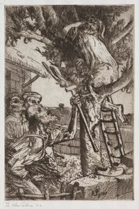 梨泥棒、第1、c。 1890 作： Alphonse Legros