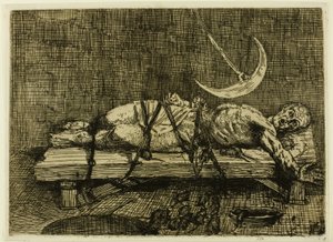ピットと振り子、セカンドプレート 作： Alphonse Legros